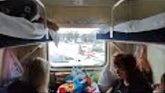 Поездка Мариуполь-Питер Двухэтажный поезд 🚂💘