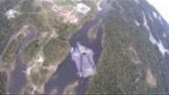 остров валаам. православные святыни.sky B.A.S.E. wingsuit fl...