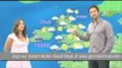 Gerard Butler does the weather on GMTV Good morning TV inter...