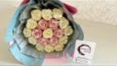 Шоколадные розы| Процесс создания шоколадных роз | Розы из б...