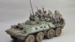 &quot;Grozny&quot; Diorama Build BTR 80A Zvezda in 1/35 Scale