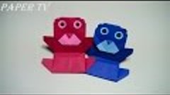 [Paper TV] Origami Bear 곰돌이 종이접기 折り紙 クマ como hacer oso de pa...