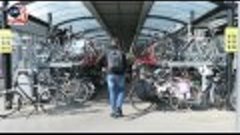 Bicycle parking at Zaltbommel railway station (NL)