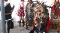 Индейцы на день города в Твери 2014.