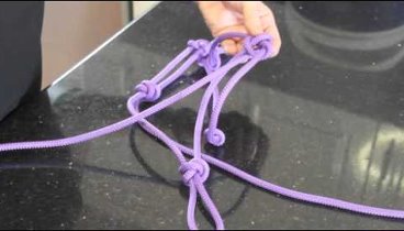 How to make a rope halter for a horse or donkey.  Easy step by step  ...
