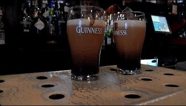 Пробуем пиво Guinnes. Ирландский паб.