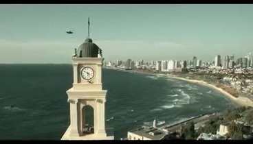 Old Jaffa, Israel. Aerial Cinematic