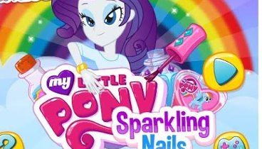 Little Pony Sparkling Nails - Маникюр Экветрии
