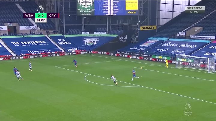 プレミアリーグ 第11節 ウェスト ブロムウィッチ アルビオン Vs クリスタル パレス フル動画 サッカー動画フル視聴