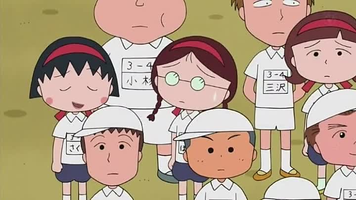 ちびまる子ちゃん マラソン大会の前に苦労する 大野くん野球のコーチになる