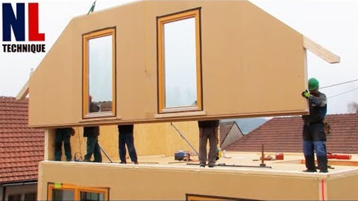 Fastest Ways to Build a House With Amazing Construction Worker at High ...