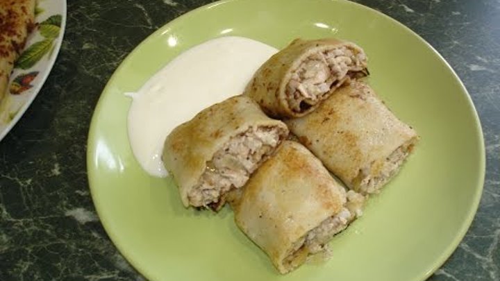 Начинка для блинов из куриного мяса