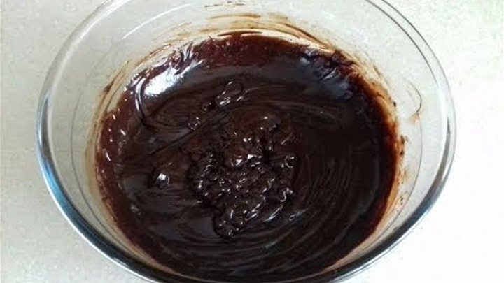 Ганаш из Горького шоколада