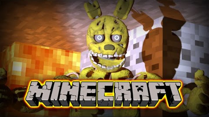 If Springtrap Haunted Minecraft (Minecraft/GMOD Machinima)