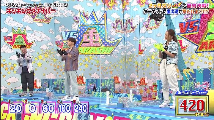 Vs嵐 年6月25日 佐藤隆太のジェスチャーにみちょぱが物言い 櫻井 小峠が名所リポート Jptver