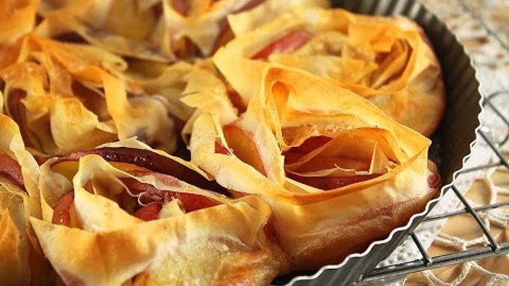 Вкусные закуски из теста фило