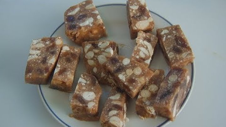 Щербет с арахисом и изюмом