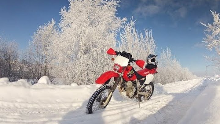 Зимние мотоциклы по снегу