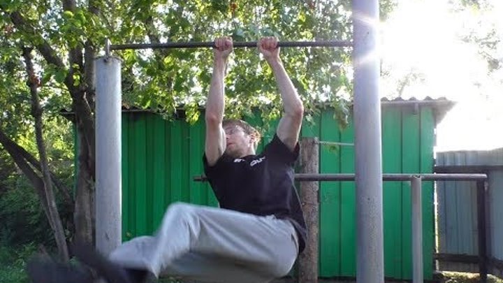 Подъем с переворотом на турнике