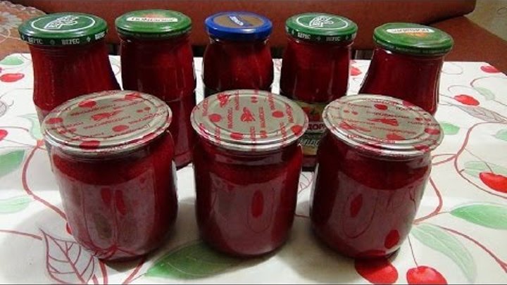 Варенье из йошты и красной смородины