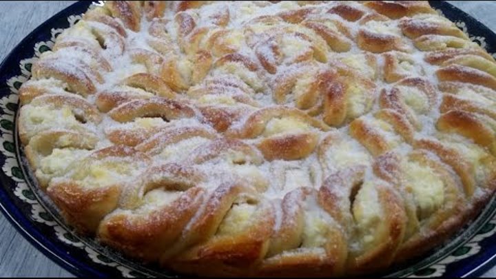 Пирог от узбечки яблочный