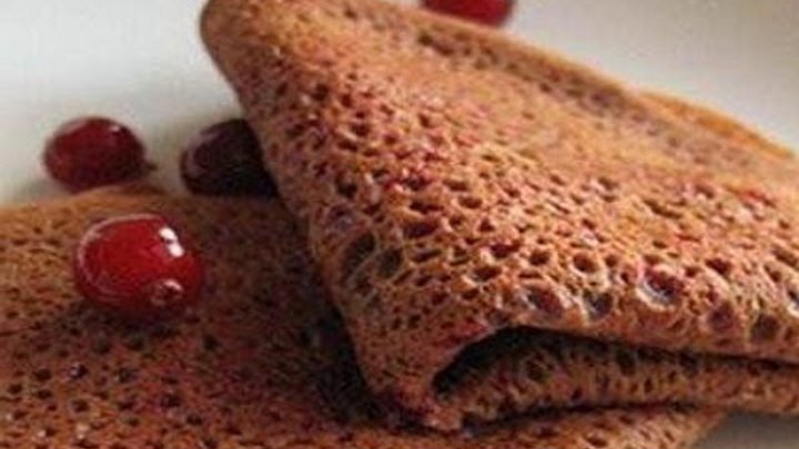Блины из гречневых хлопьев