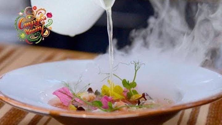Молекулярная кухня борщ