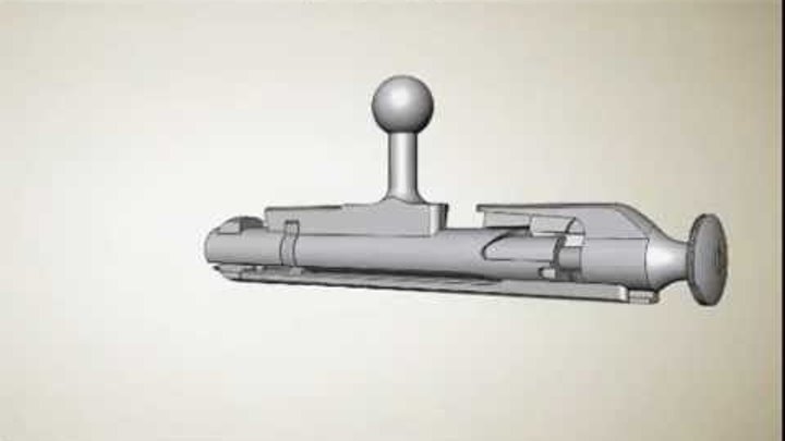 Схема затвора винтовки мосина