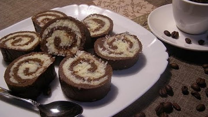 Кокосовый рулет Баунти