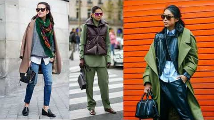 девушка в многослойном образе из разных фактур