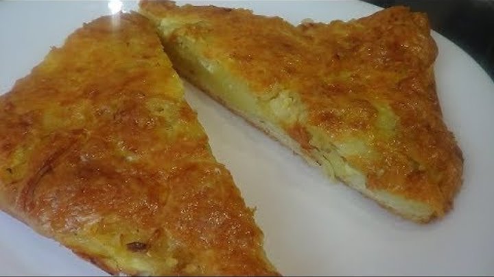 Сырный пирог с картофельной корочкой