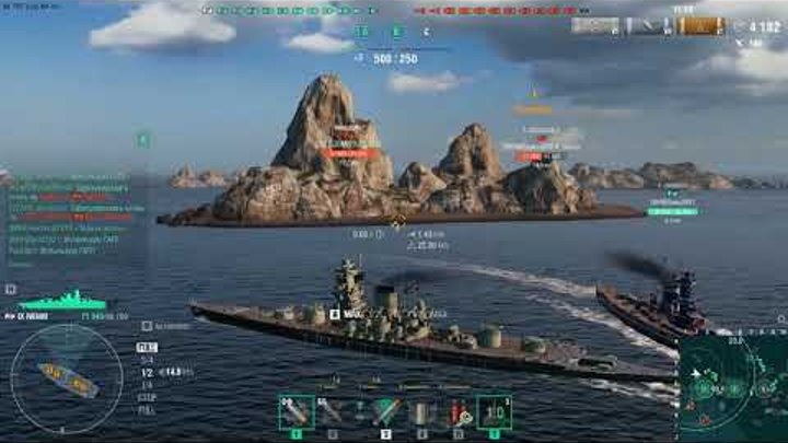 Японский линкор Iwami.Игра World Of Warships