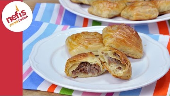 Samsa Böreği Tarifi El Açması Kat Kat Kıymalı Börek Yapımı