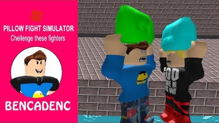 Two Dangerous Pillow Fighters At Pillow Fight Simulator Roblox Adventure - roblox pillow fight music