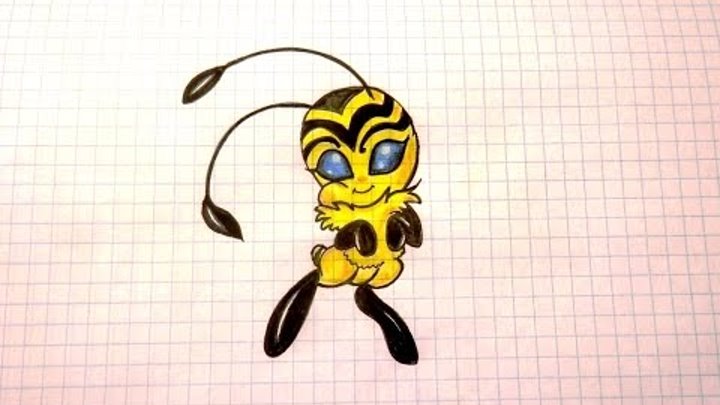 Картинка талисмана пчелы из леди баг и супер кот