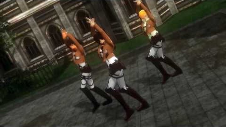 Mmd Attack On Titan Shingeki No Kyojin 進撃の巨人 Maria ﾒｲﾘｱ Girls