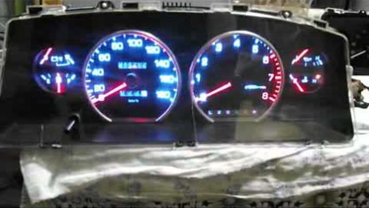 Пересвет приборной панели toyota carina ed