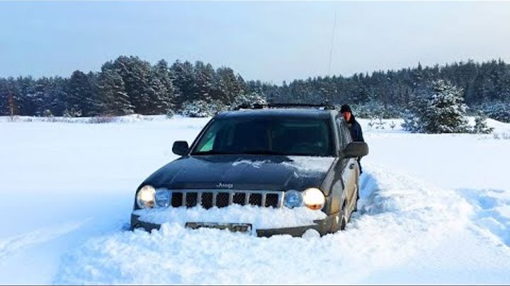Гранд Чероки 3 6 по снегу