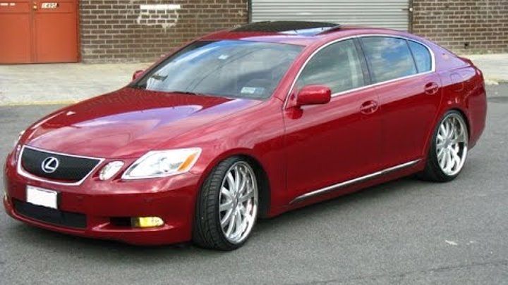 Красный Лексус gs300 антихром