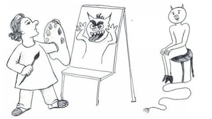 Черт не так страшен как его малюют. Смешные фразы про страх. Не так страшен чёрт как его малюют. Доброе утро для презентации. Ротан мем.