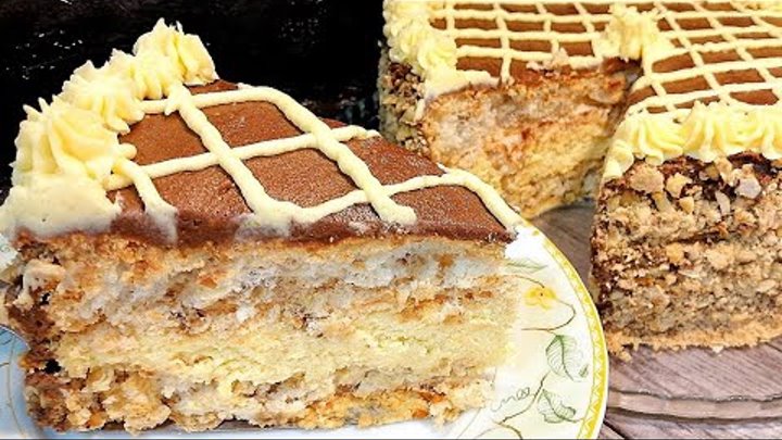 Домашній КИЇВСЬКИЙ Торт – справжній король будь-якого святкового сто ...