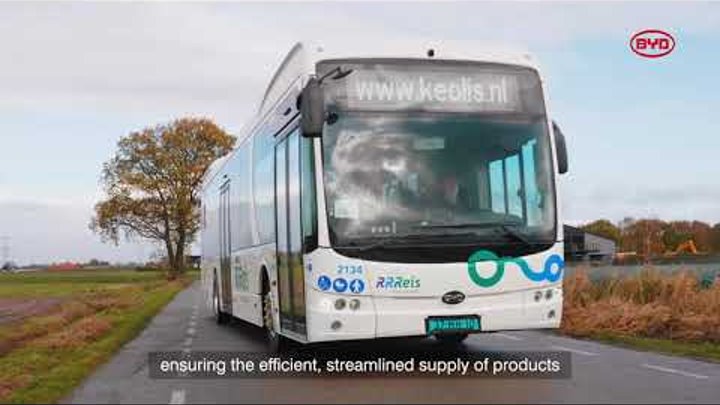 December 2020, Keolis rolls out 246 e-buses in the Netherlands