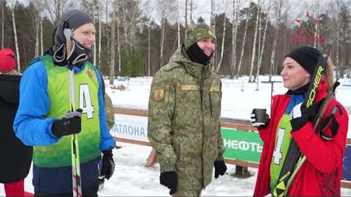 Чемпионат органов пограничной службы Беларуси по лыжным гонкам в Нов ...