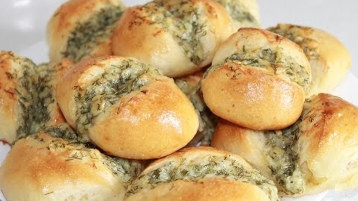 Булочки сченоком и сыром