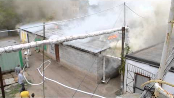 Пожар на рынке Донгуз