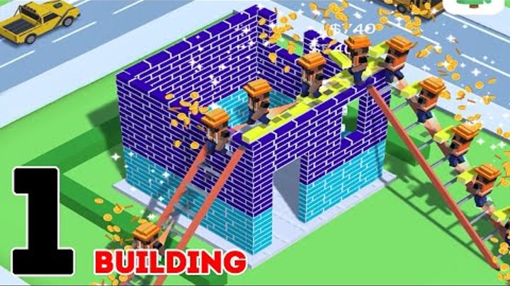 Idle Construction 3D (Basic House) #1| ALL LEVELS (Gameplay iOS)
