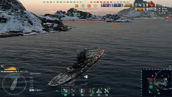 Линкор Владивосток.Игра World of Warships