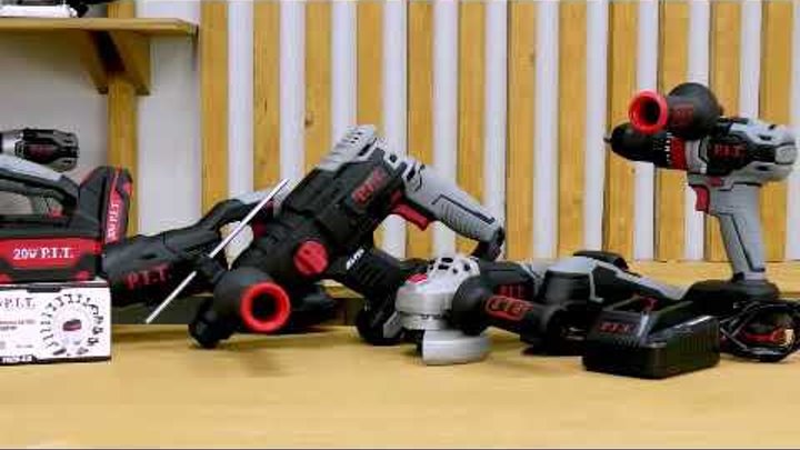 Электроинструмент. (20в, 5ач, li-ion). P i t one power. Единая аккумуляторная система пит. Электроинструмент.