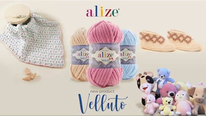 Yeni Ürün Tanıtım: Alize Velluto / New Yarn! Alize Velluto / Презент ...