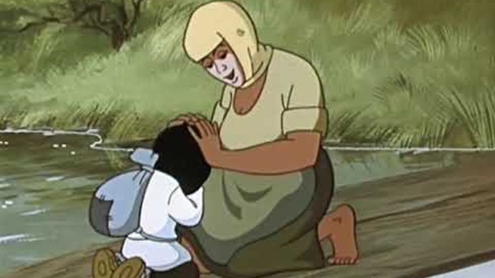 Советский мультфильм - Седой медведь 1988